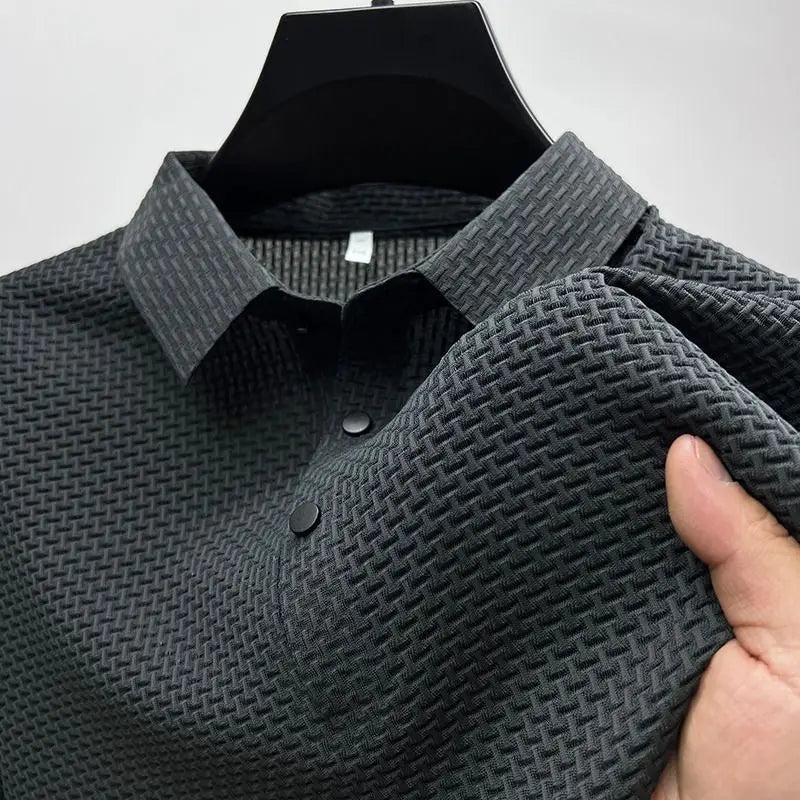Premium Silk Polo Shirt – Buy 1, Get 1 Free + FREE Premium Wristwatch