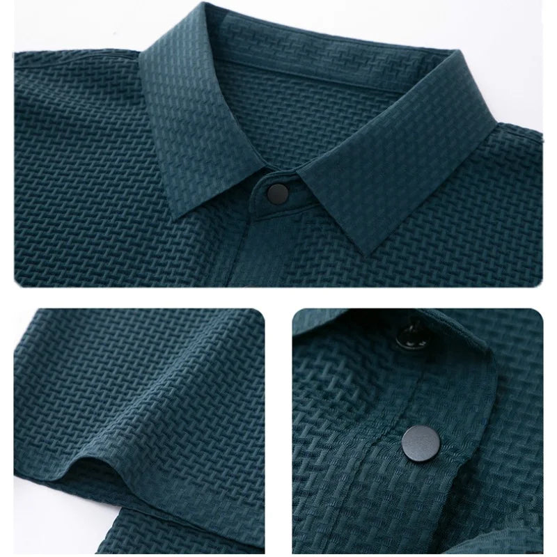 Premium Silk Polo Shirt – Buy 1, Get 1 Free + FREE Premium Wristwatch