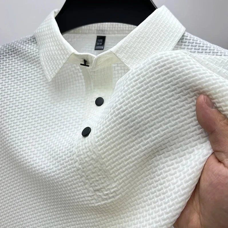 Premium Silk Polo Shirt – Buy 1, Get 1 Free + FREE Premium Wristwatch