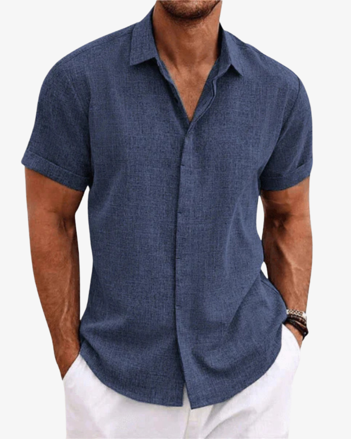Classic Linen-Cotton Shirt