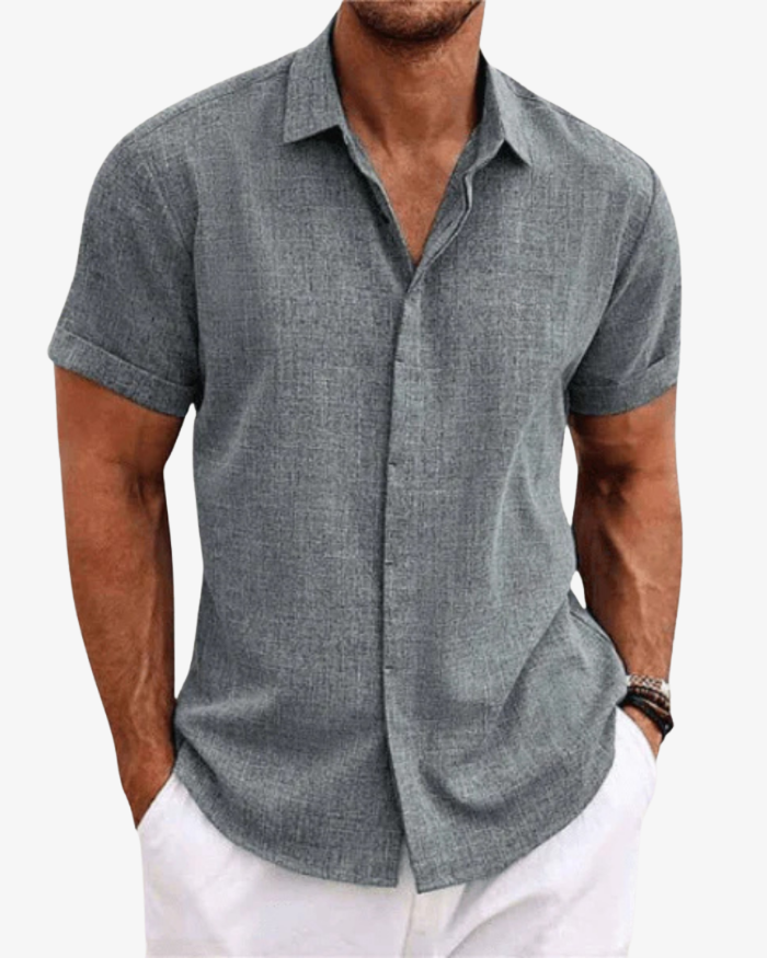 Classic Linen-Cotton Shirt
