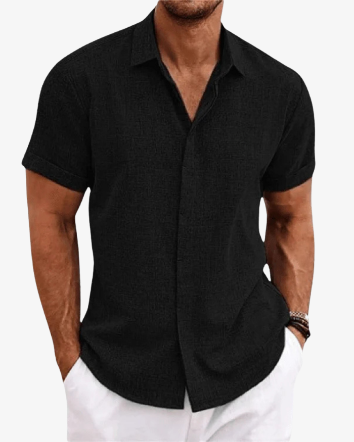 Classic Linen-Cotton Shirt