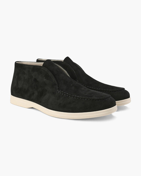 High-Top Suede Loafers