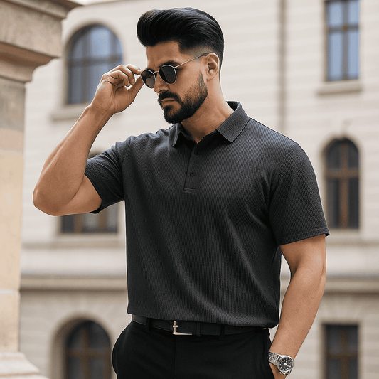 Premium Silk Polo Shirt – Buy 1, Get 1 Free + FREE Premium Wristwatch