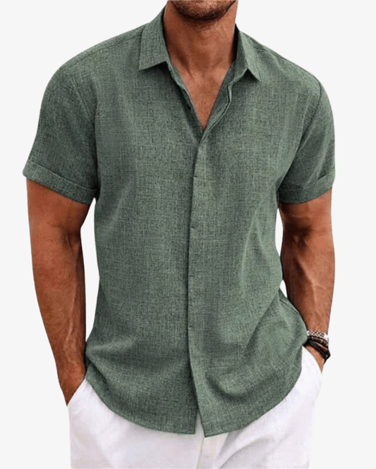 Classic Linen-Cotton Shirt